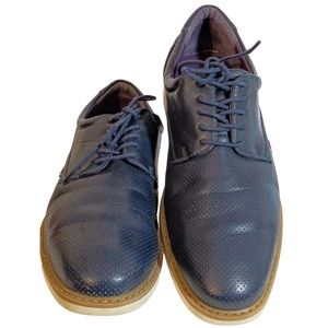 Phat Farm Classic Men's Dress Oxfords Lace Up Synthetic Leather Size 12M